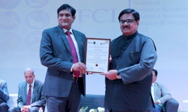 vivekanand global university jaipur award for best forensic science department award