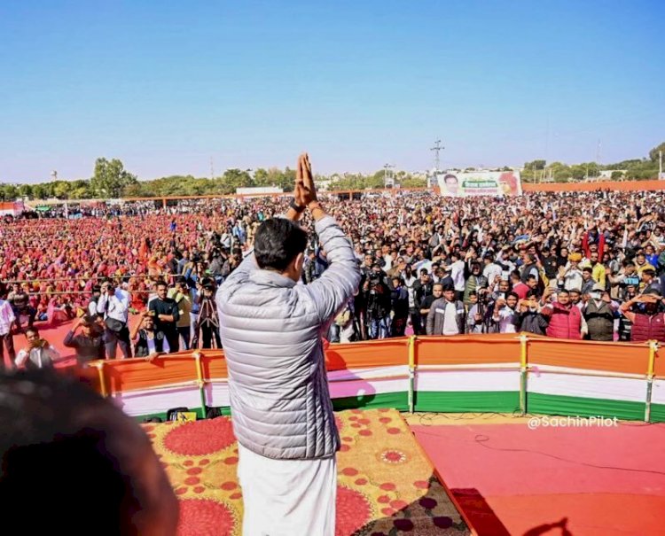 sachin pilot speech in parbatsar ramnivas gawdiya mukesh bhakar hemaram choudhary speech kisan sammelan