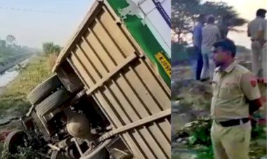 rajasthan roadways bus fell into canal at jaipur delhi highway many injured