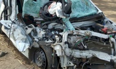 5 devotees killed and 5 injured in car fell into ditch in hanumangarh