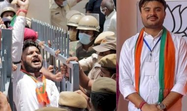 case registered against district president of bjp yuva morcha gopal mali in sirohi