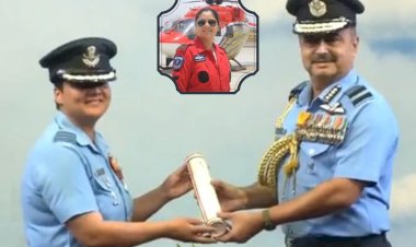 rajasthan wing commander deepika mishra became first woman officer of air force to receive gallantry award