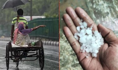 hail fell in baran one killed due to lightning rain hail storm will wreak havoc for three days in rajasthan