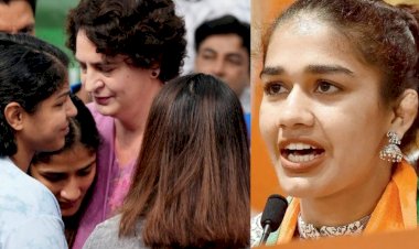 priyanka gandhi reached to meet wrestlers babita phogat said – do not create political platform