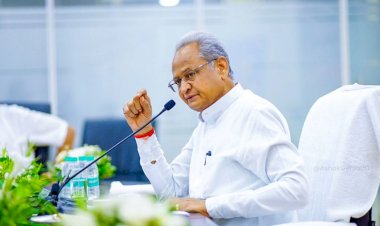 cm ashok gehlot attack pm narendra modi and gajendra singh shekhawat over sanjeevani scheme in barmer