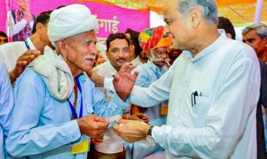 cm ashok gehlot foundation stone laying and inauguration of various development works in bharatpur