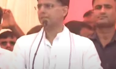 sachin pilot speech in dausa program of rajesh pilot murti anavaran punyathiti