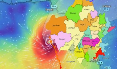 cyclone biparjoy entered in rajasthan via barmer  ndrf teams deployed