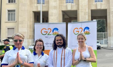 yoga event at geneva united nations on international day of yoga with yuvacharya abhaydas maharaj