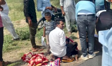 horrific accident with devotees returning after visiting ramdevra car tire burst 3 dead many injured