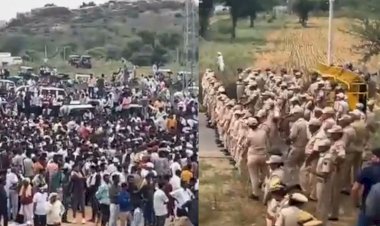 police used tear gas 55 in custody over sambhar phulera uproar