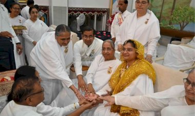 four hundred young girls married with shivling at brahma kumaris