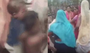 widow chased and beaten in half naked in suspicion of love affair in udaipur