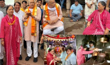 vasundhara raje and kirodi lal reached ranthambore pray lord ganesha before elections