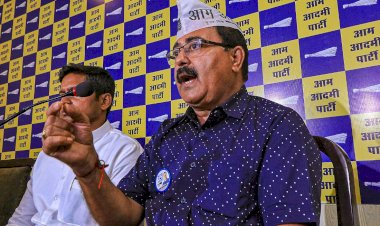 aap leader naveen paliwal spoke on cm ashok gehlot over guarantee statement