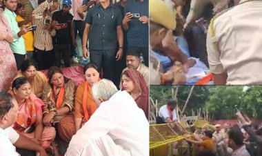 diya kumari reached karauli abvp protest to assembly in jaipur over dalit girl murder