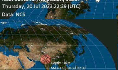 breaking news magnitude 4.4 earthquake hits jaipur india