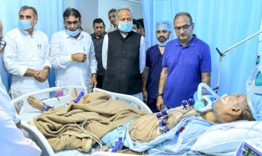 rameshwar dudi hospitalized after brain hemorrhage cm gehlot reached to meet