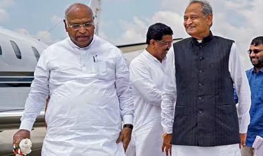 congress president mallikarjun kharge spoke ashok gehlot is only captain in rajasthan