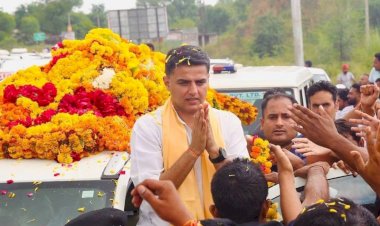 sachin pilot address kisan sammelan at bandikui in dausa