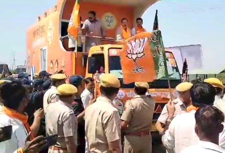 police stopped bjp parivartan yatra in gangapur city