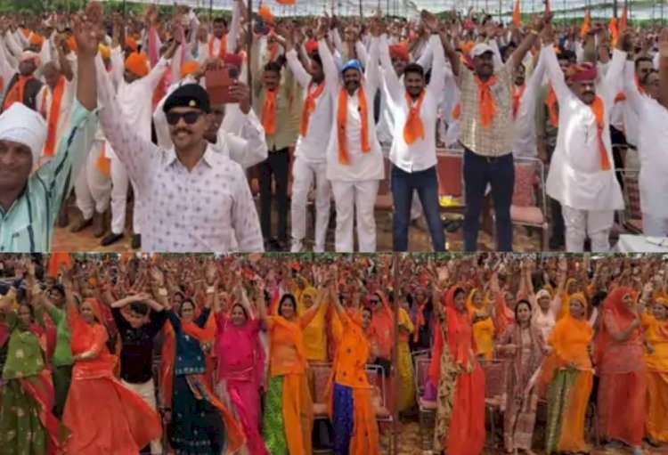 ravana rajput community show strength in jaipur before rajasthan election 2023