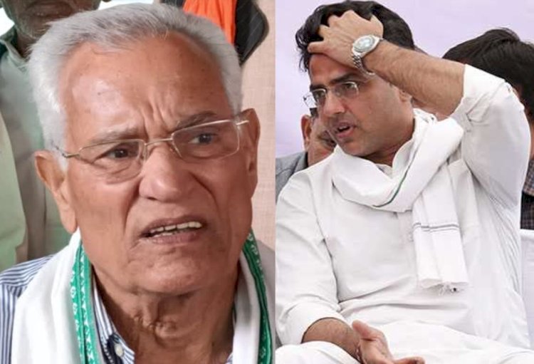 sachin pilot and rajaram meel meeting heated up politics