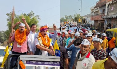 aap leader sanjay biyani filed nomination from vidhyadhar nagar seat and ps tomar from amer