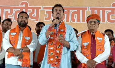 bjp mp colonel rajyavardhan singh rathore campaign to bjp candidate kuldeep dhankar from viratnagar