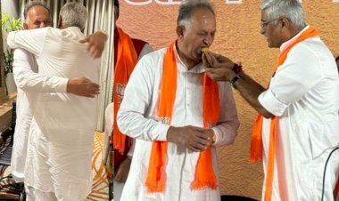 congress leader rameshwar dadhich joins bjp before rajasthan election 2023