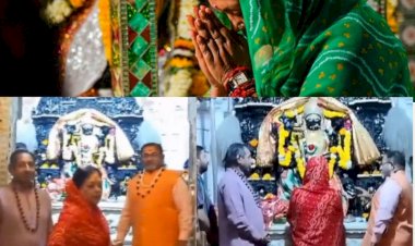 vasundhara raje took devi tripura sundari blessed after voting