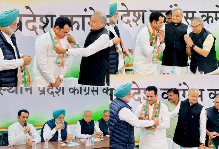 vasundhara raje close leader amin pathan join congress before elections 2023