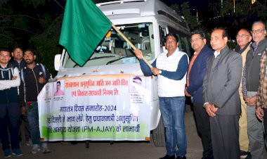 avinash gehlot green flat to bus of pm ajay yojana