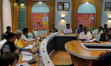 education and panchayati raj minister reviewed the schemes