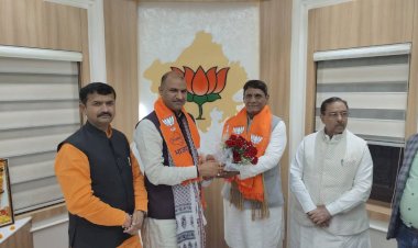 ex zila pramukh mulchand meena in bjp