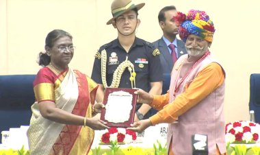 president smt. draupadi murmu honored 94 artists for the year 2022 23 4 eminent artists of rajasthan were also honored with sangeet natak akademi award
