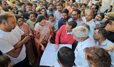 the problem of waterlogging should be solved before this monsoon construction work should be completed on time