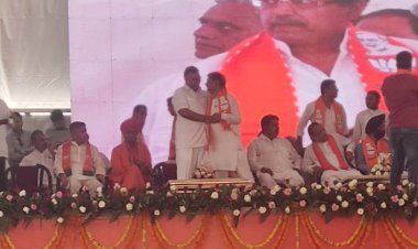 another blow to congress in marvel shravan singh rathor joins bjp