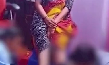 peon woman gets foot washed by student family members allege employee should be suspended