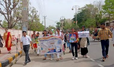 the sweep activity was done by taking out a rally by the students