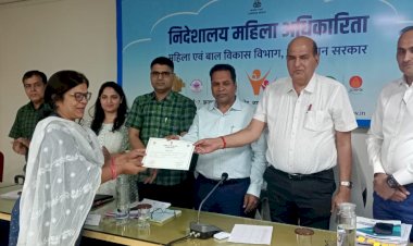 sri ganganagar hanumangarh and bundi honored for better performance in nutrition fortnight