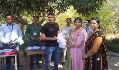 voters are being informed door to door so that 100 voting can be ensured