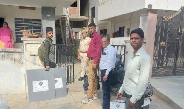 on the fourth day of home voting 95 percent voting took place in jaipur and more than 96 percent voting took place in jaipur rural