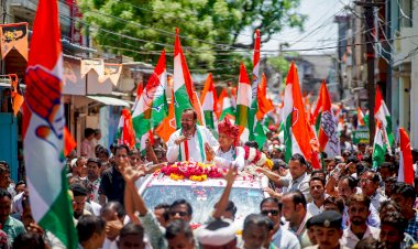 jalore sirohi news ex cm ashok gehlot road show in jalore sirohi