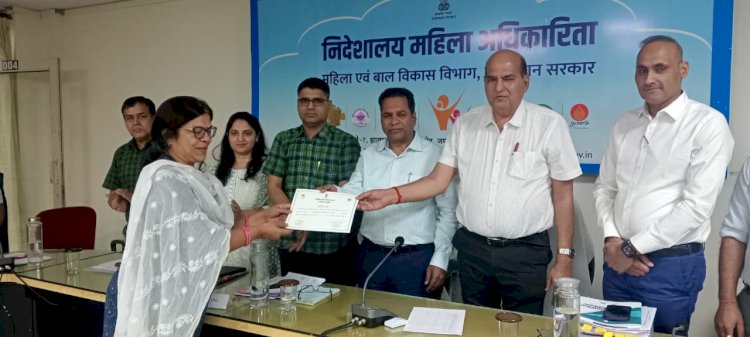 sri ganganagar hanumangarh and bundi honored for better performance in nutrition fortnight