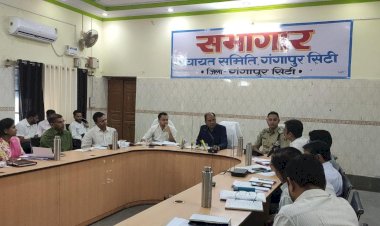 secretary in charge of gangapur city held a review meeting of public essential services