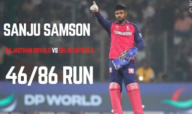 rajasthan royals captain sanju samson had to protest against the umpires decision