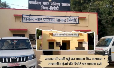 case of fake lease in jawal municipality of sirohi allegations of fake signature on the lease