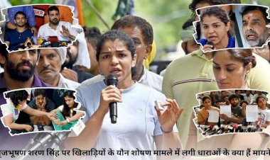 what is the importance of sakshi malik and women wrestlers brijbhushan sharan singh sexual harassment case sections