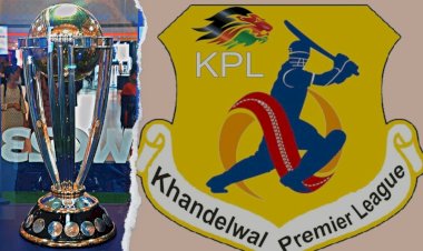 tournament will be held from 28th to 31st preparations started in full swing nova organization of khandelwal premier league cricket competition